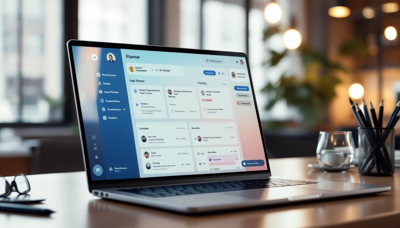 AI 비서가 업무 일정과 우선순위를 자동으로 관리하는 모습