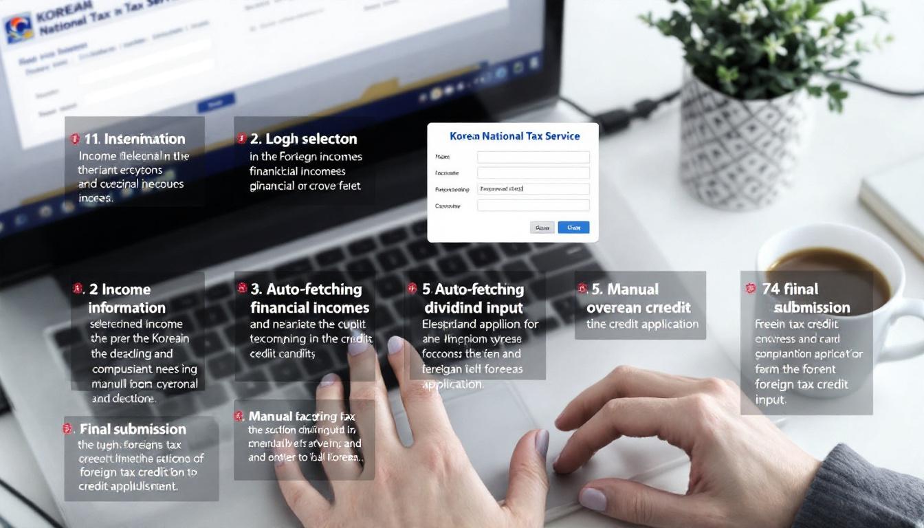 국세청 홈택스 온라인 배당소득세 신고 7단계 과정