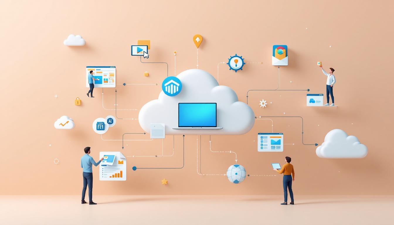 웹/모바일 앱 콘텐츠 호스팅, 기업 백업, AI 빅데이터 레이크, CDN 연동, IoT 데이터 저장 등 오브젝트 스토리지 실제 활용 사례를 표현한 이미지