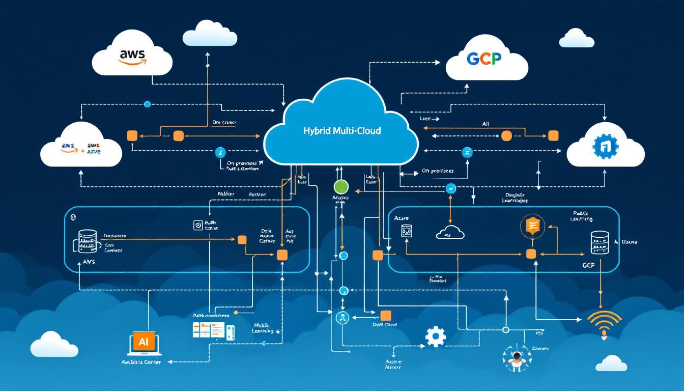 하이브리드 멀티클라우드 환경과 AI 최적화 네트워크 구조