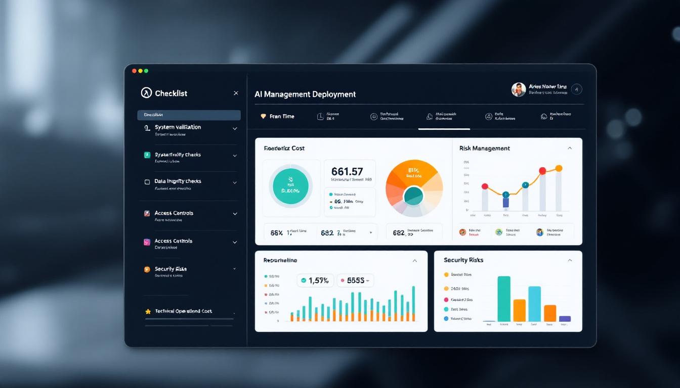 AI 기반 네트워크 관리 도입 전 체크리스트와 위험 관리 대시보드