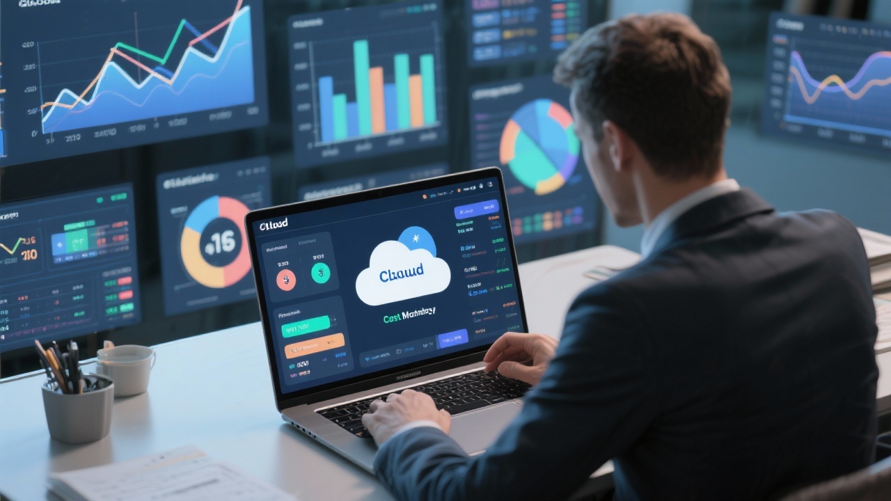 클라우드 비용 모니터링을 위한 도구들을 사용해 데이터 분석하는 실무자
